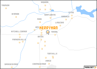 map of Merryman