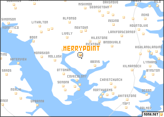 map of Merry Point