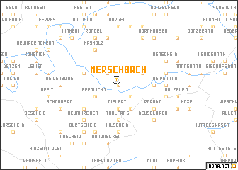 map of Merschbach