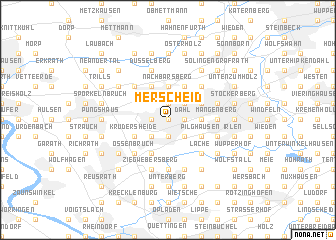 map of Merscheid