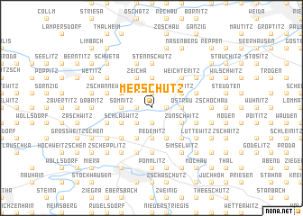 map of Merschütz