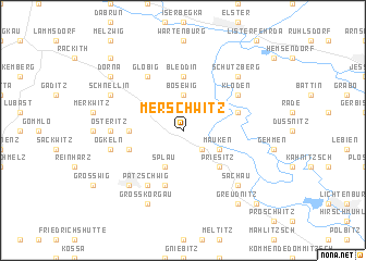 map of Merschwitz