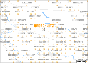 map of Merschwitz