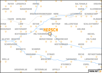 map of Mersch