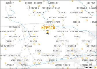 map of Mersch