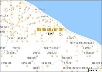 map of Merseh-ye Pā\