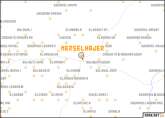 map of Mers el Hajer