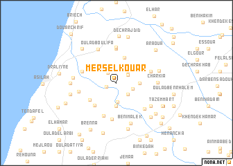 map of Mers el Kouar