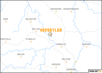 map of Merseylea