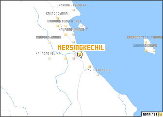 map of Mersing Kechil