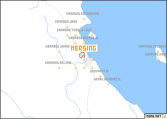 map of Mersing