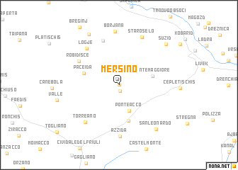 map of Mersino