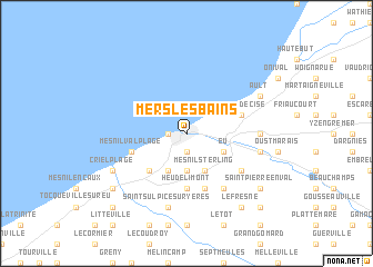 map of Mers-les-Bains