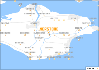 map of Merstone