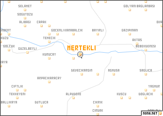 map of Mertekli