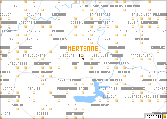 map of Mertenne