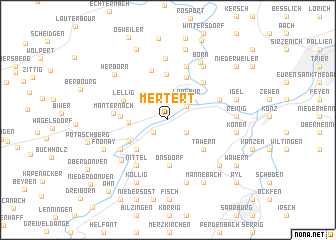 map of Mertert