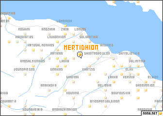 map of Mertídhion