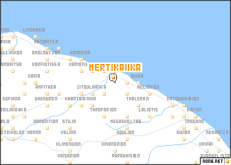 map of Mertikaíika