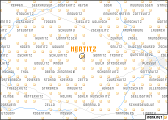 map of Mertitz