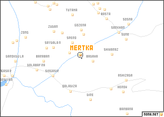 map of Mērtka