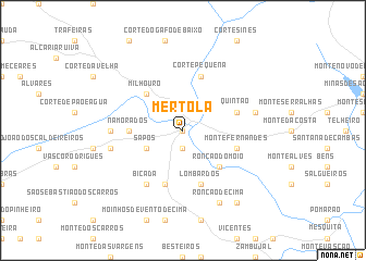 map of Mértola