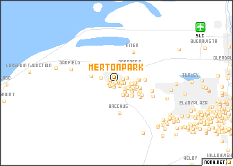 map of Merton Park