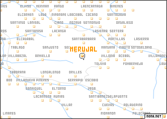 map of Merujal