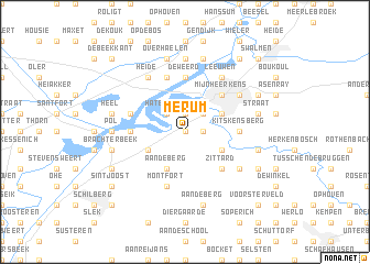 map of Merum