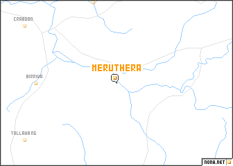 map of Meruthera