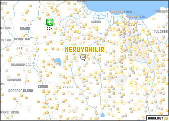 map of Meruya-hilir