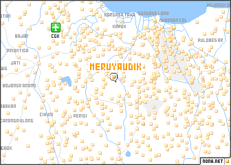 map of Meruya-udik