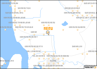 map of Meru