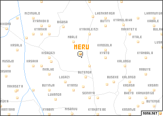 map of Meru