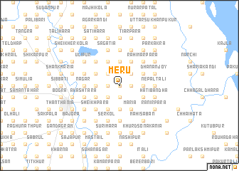 map of Meru