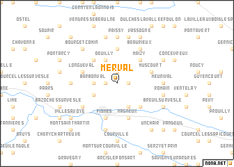 map of Merval