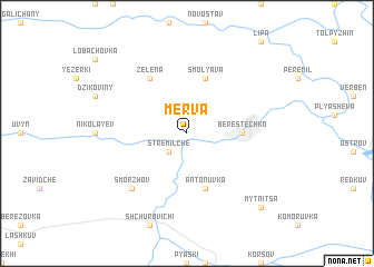 map of Merva