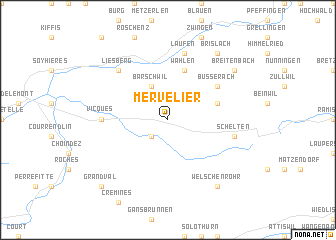 map of Mervelier