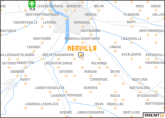 map of Mervilla