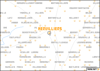 map of Mervilliers