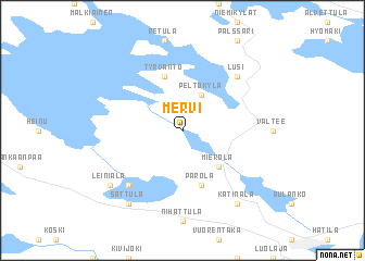 map of Mervi