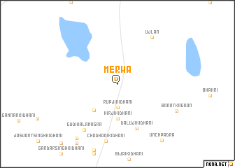 map of Merwa