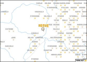 map of Merwe