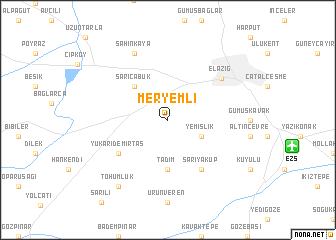 map of Meryemlı