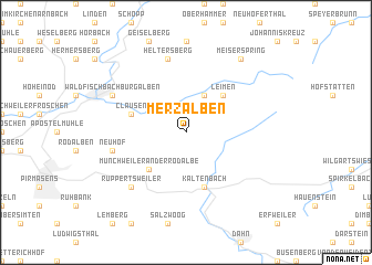 map of Merzalben