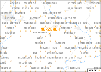 map of Merzbach