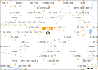 map of Merzen