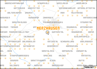 map of Merzhausen