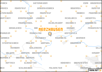 map of Merzhausen