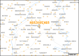 map of Merzkirchen